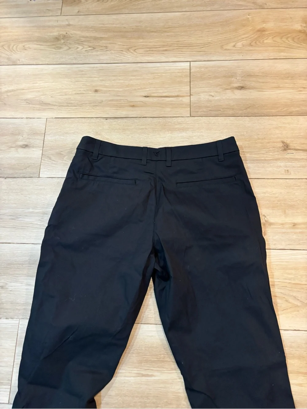Birddogs Pants Mens 34x30 Black Stretch Chino Slim Tapered Casual Travel